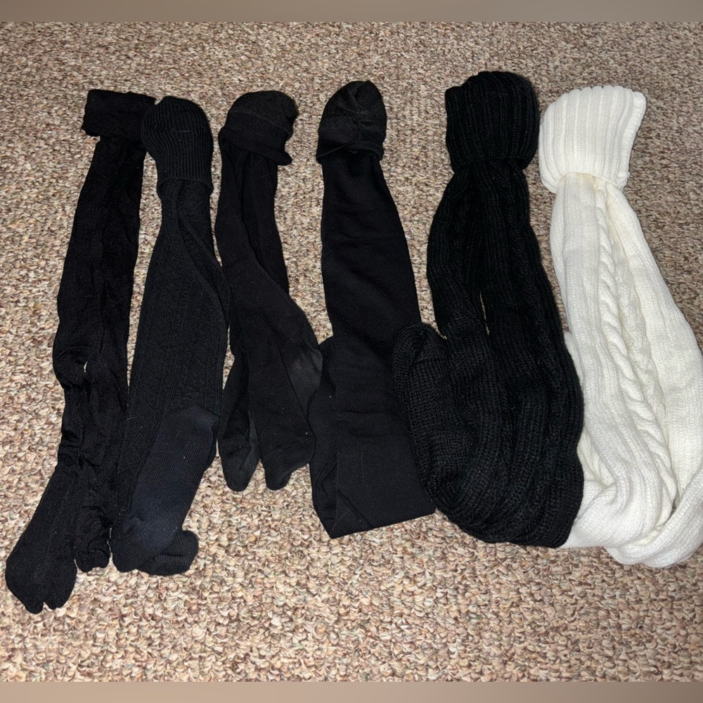 Thigh high sock bundle